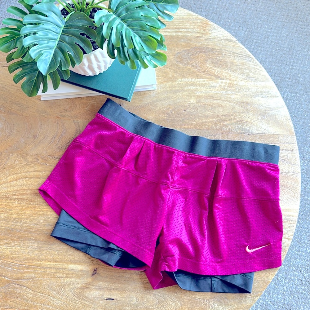 Nike women size M running shorts.